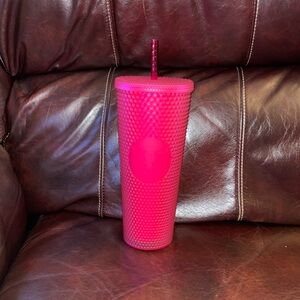 Starbucks Venti Hot Pink Studded Tumbler BRAND NEW